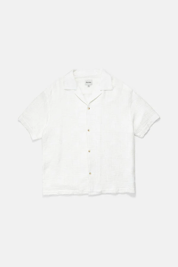 Rhythm Oasis Short Sleeve Shirt - White