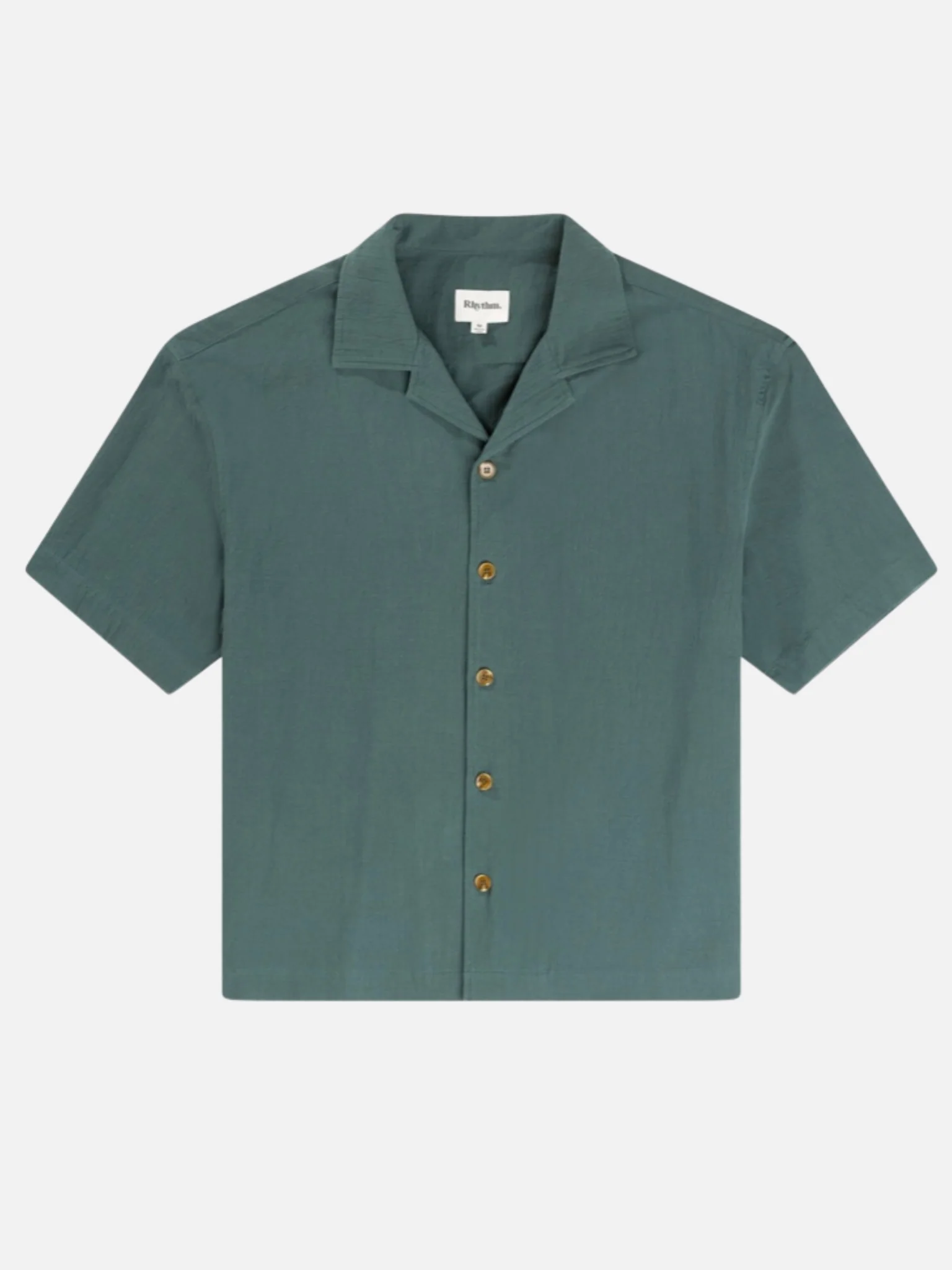 Rhythm Relaxed Texture Shirt - Teal