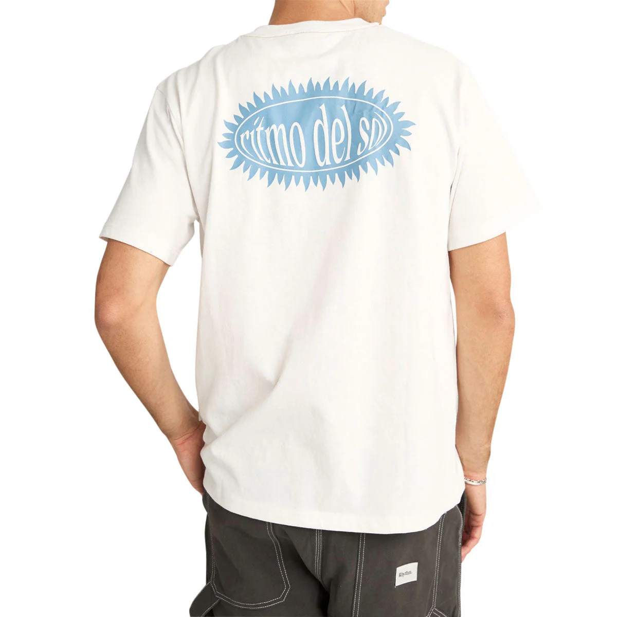 Rhythm Ritmo Printed Vintage T-Shirt - VINTAGE WHITE