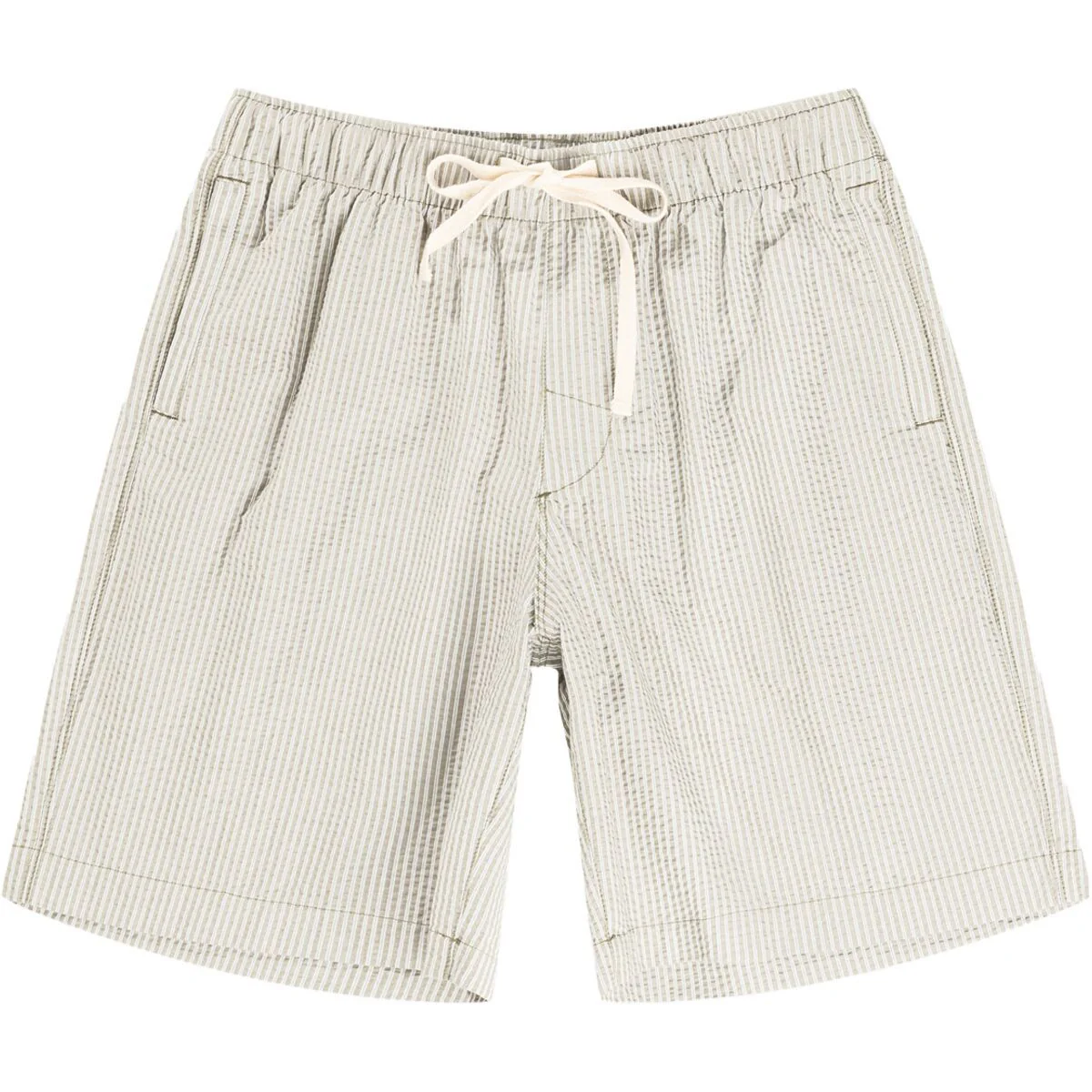 Rhythm Seersucker Stripe Jam Short - Cream