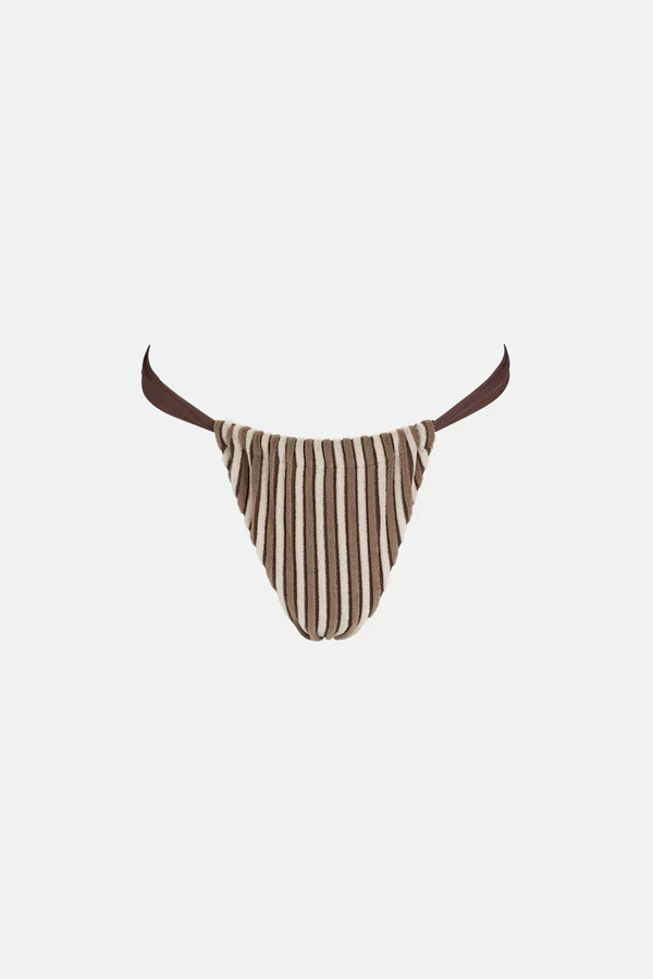 Rhythm Terry Sands Stripe Soft Side Itsy Pant  - COCOA - Image 2