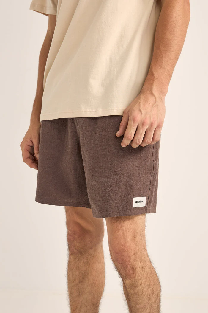 Rhythm Textured Linen Jam Short - SILT - Image 2