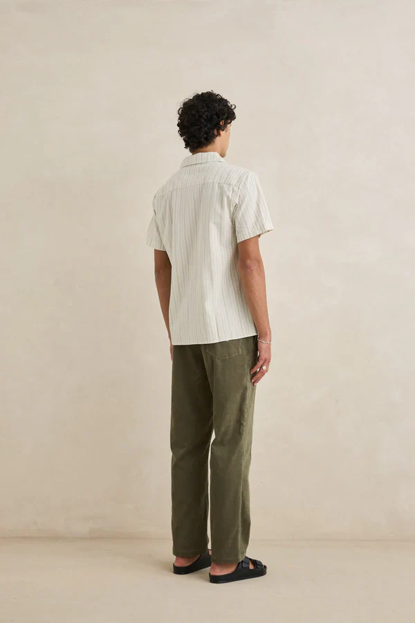 Rhythm Vacation Stripe Short Sleeve Shirt - Natural - Image 3
