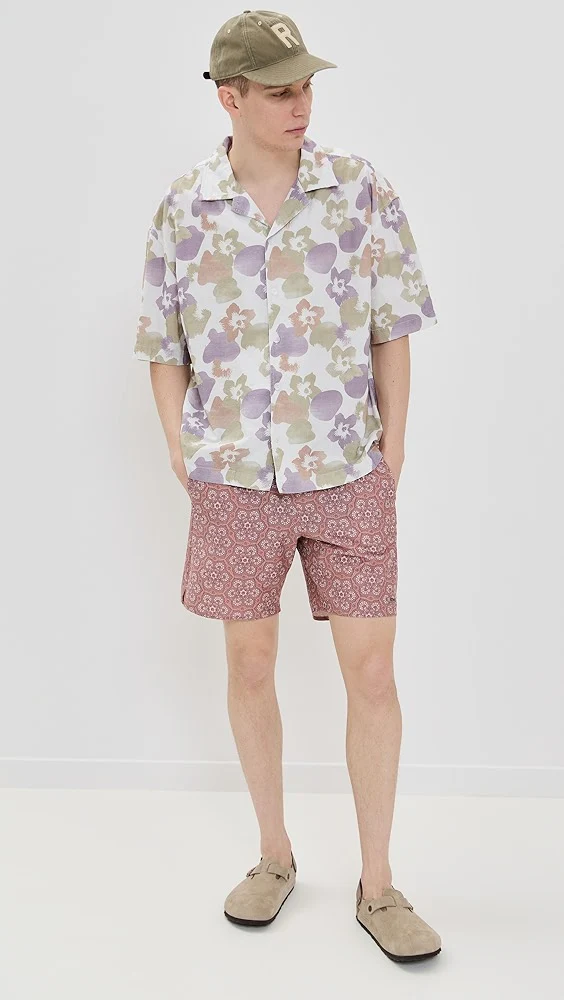 Rhythm Verita Beach Shorts - Rust