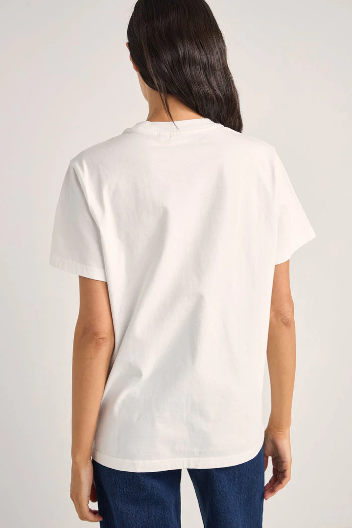Rhythm Vino Boyfriend Tee - WHITE - Image 3