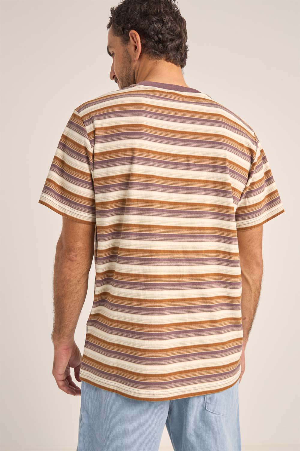 Rhythm Vintage Stripe Tee - Cedar - Image 3