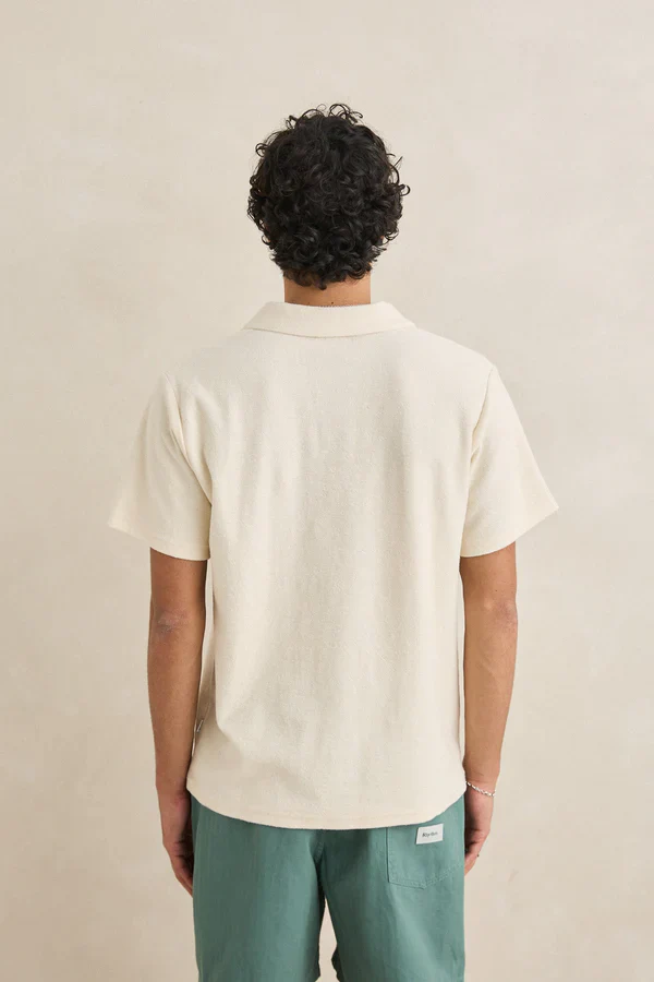 Rhythm Vintage Terry Polo - Natural - Image 3