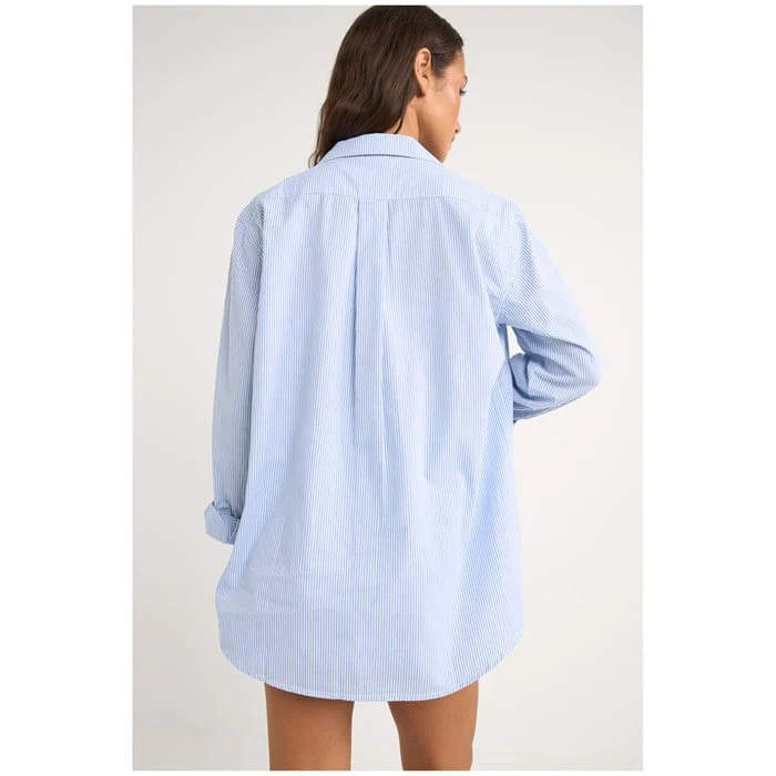 Rhythm Zephyr Stripe Shirt - BLUE - Image 2