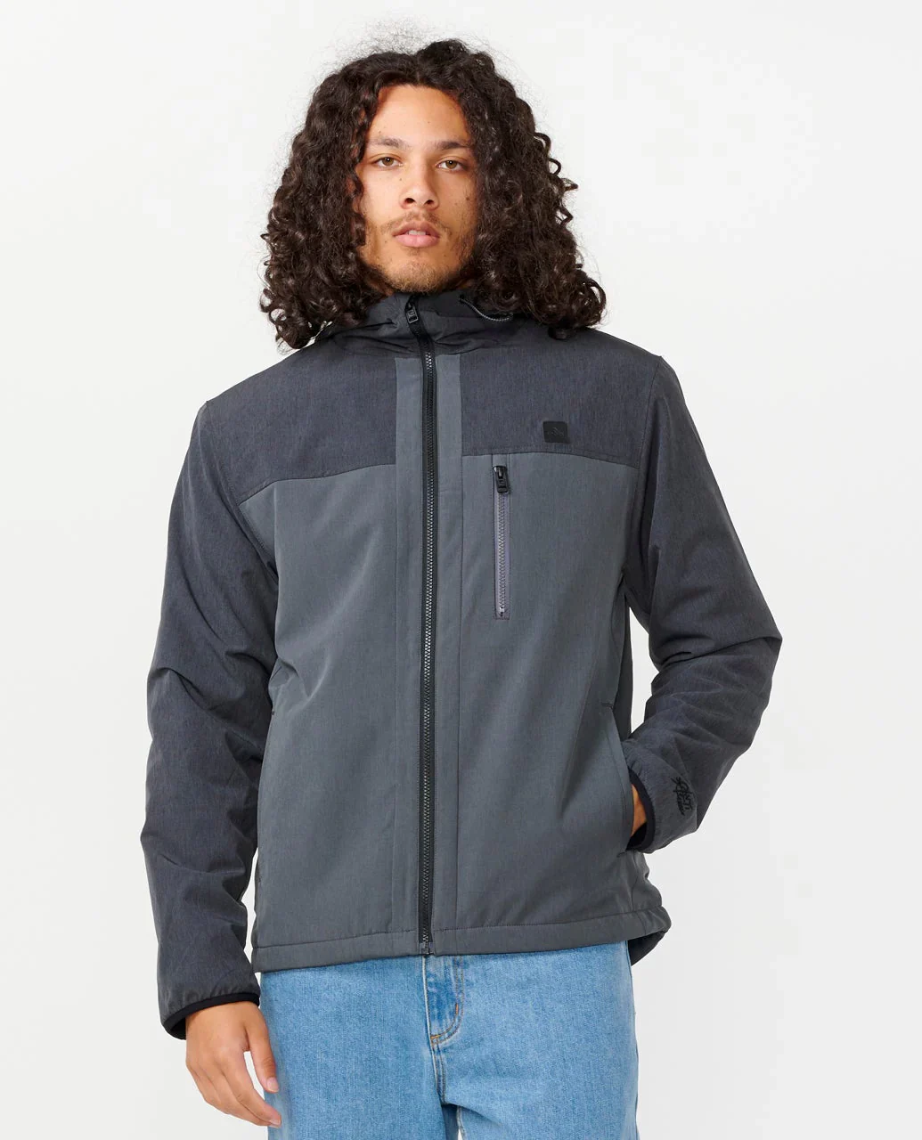 Rip Curl Anti-Series Elite Lined Jacket - Black Marle