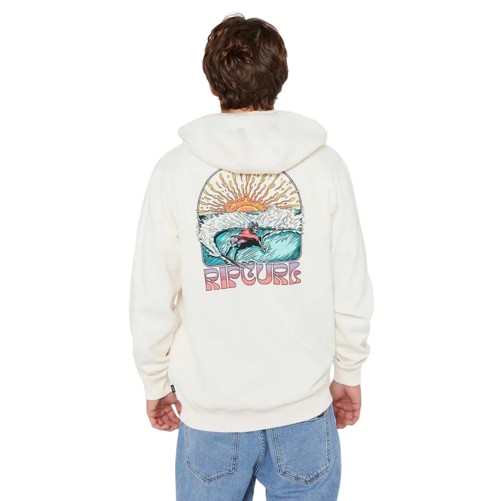 Rip Curl Grateful Shred Zip Hood - Bone - Image 2
