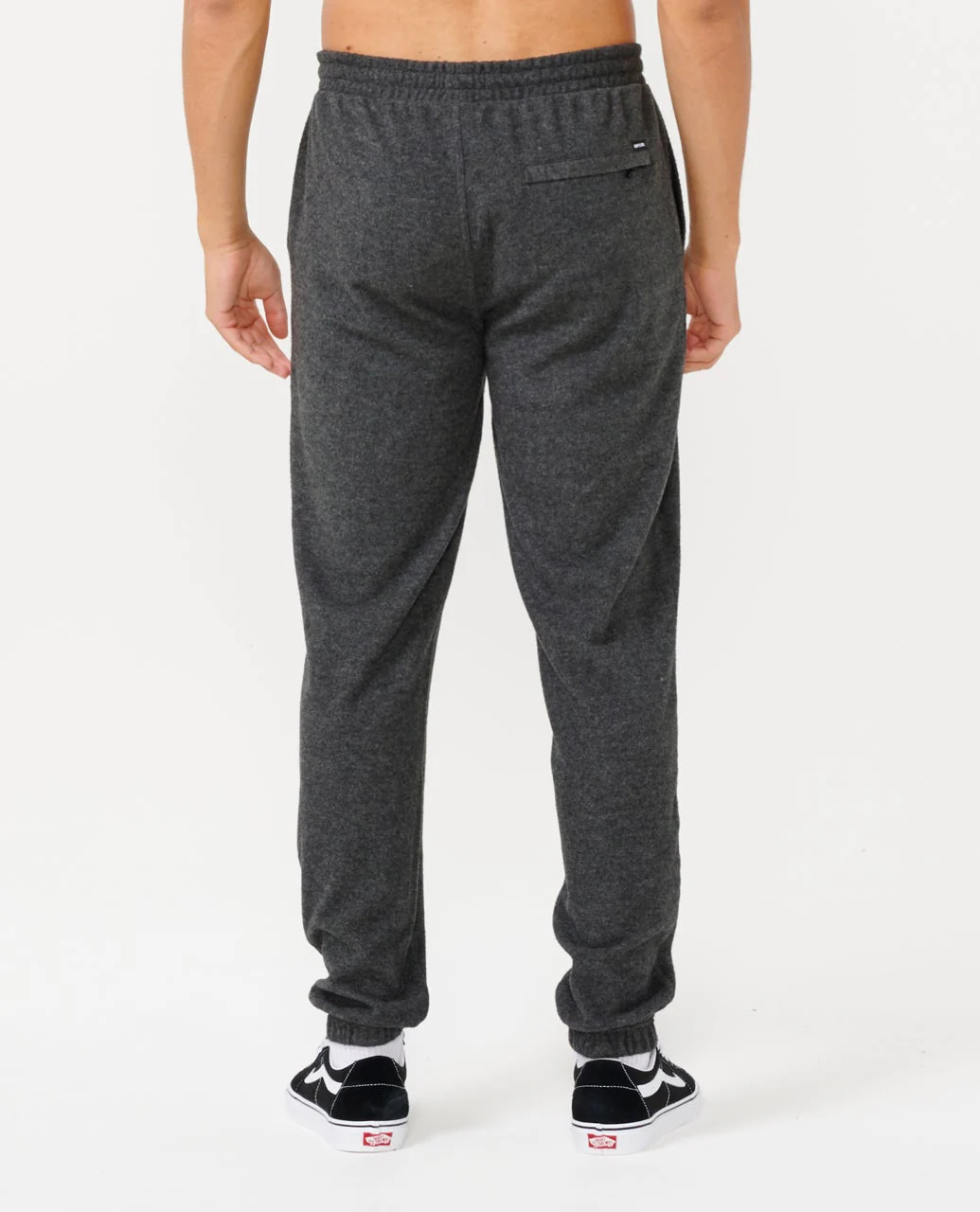 Rip Curl Grid Trackpant - Black Marle - Image 3