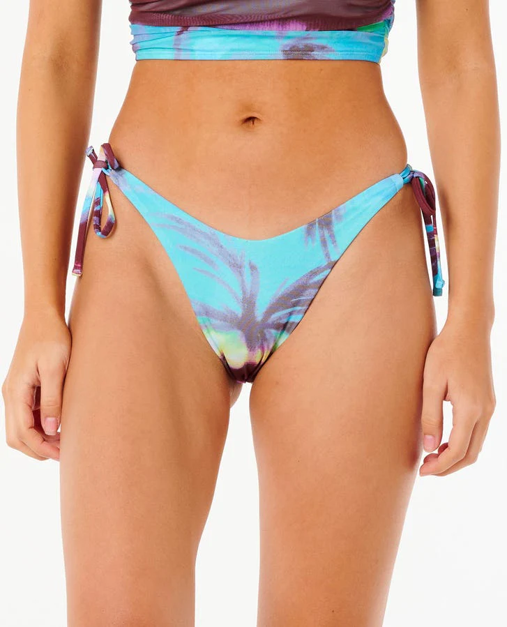 Rip Curl Hidden Isles Tie Side Skimpy Bikini Bottom - Blue 0070