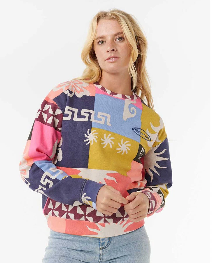 Rip Curl Keepsakes Fleece Crew - Multico 3282