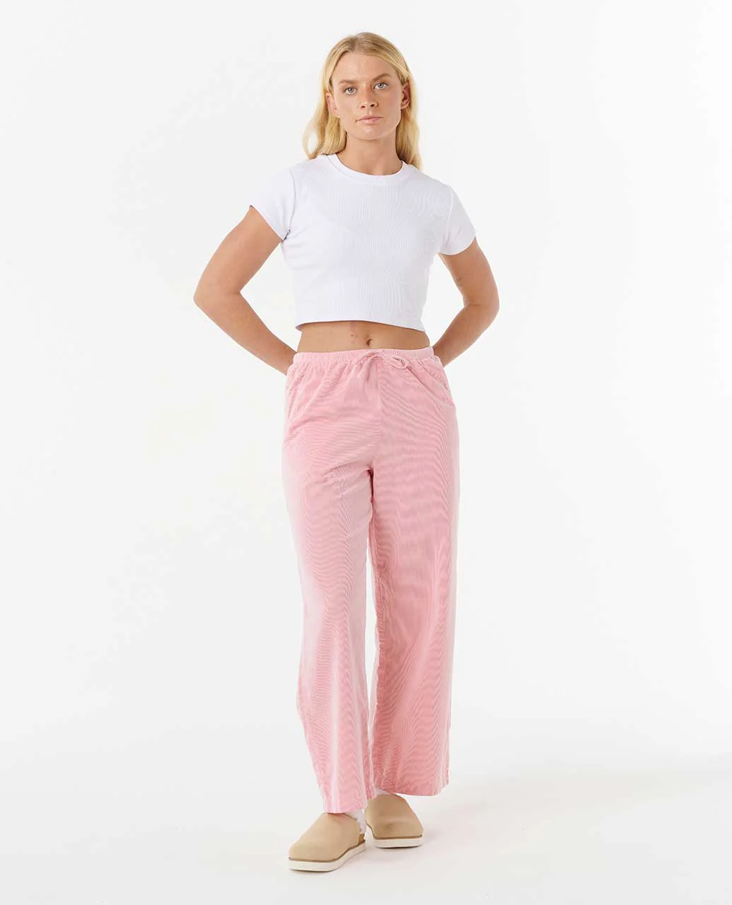 Rip Curl Keepsakes Washed Cord Pant - Washed Watermelon - Image 3