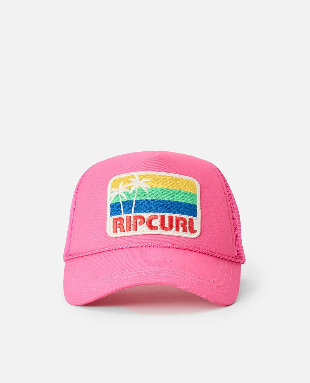 Rip Curl Mixed Revival Trucker Hat - Hot Pink 0597 - Image 2