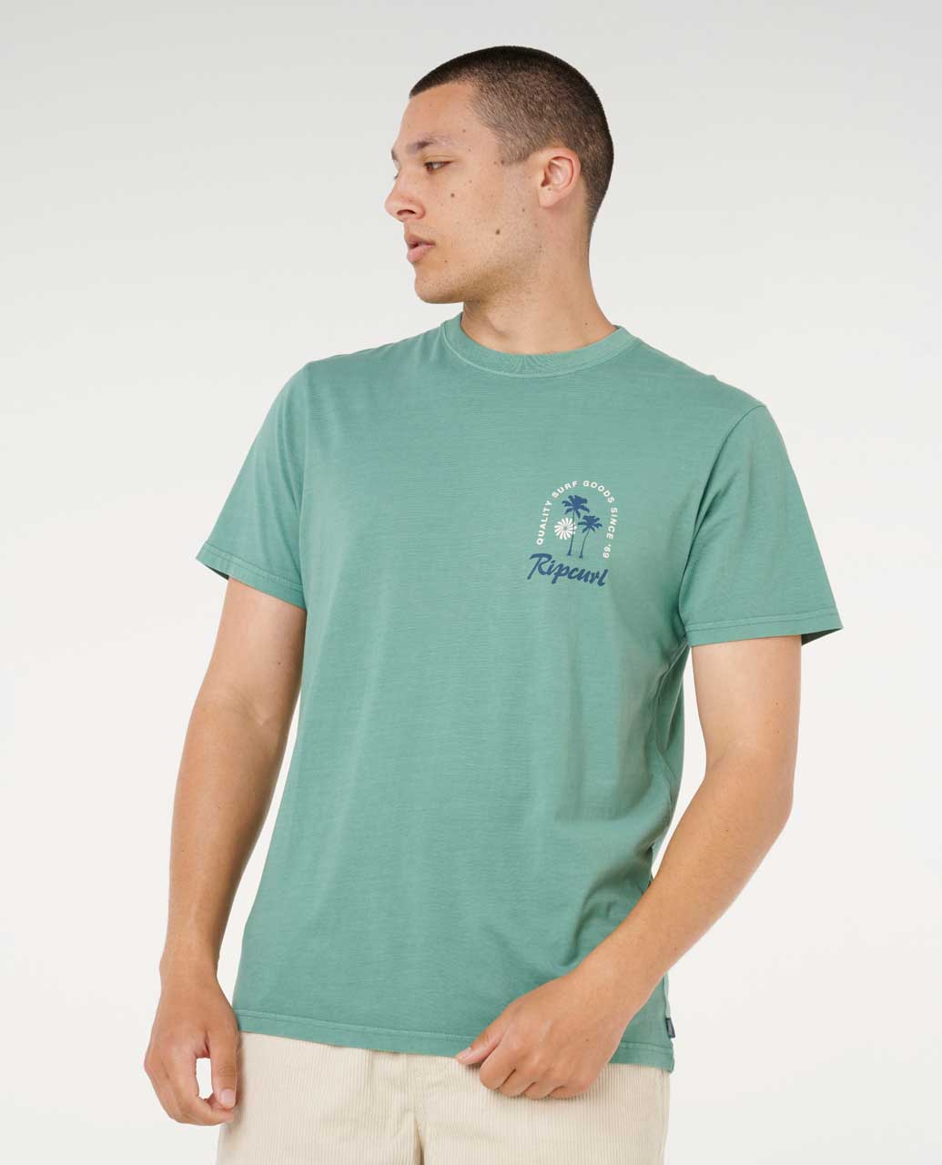 Rip Curl Mod Cali Sunset Tee - Blue Slate - Image 3