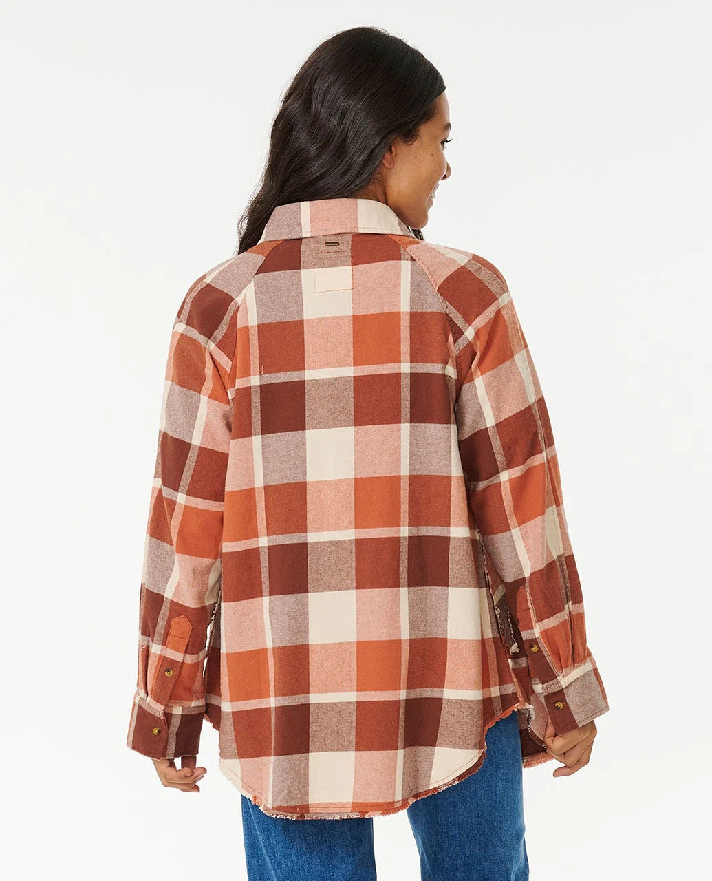 Rip Curl Pacific Dreams Cotton Flannel Shirt - Cinnamon - Image 3
