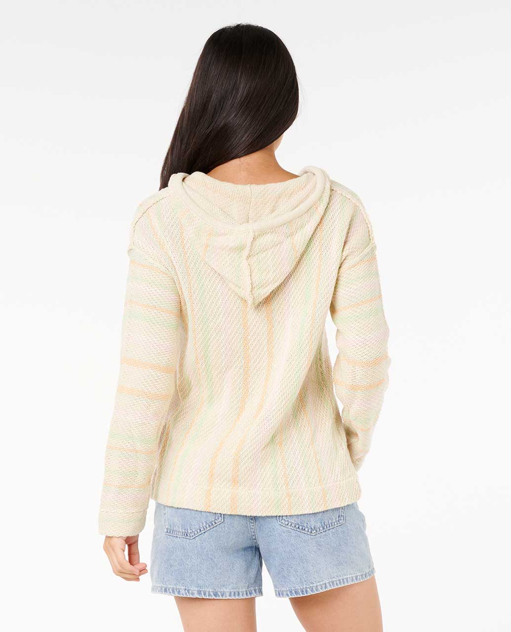 Rip Curl Revival Knit Poncho - Beige - Image 2
