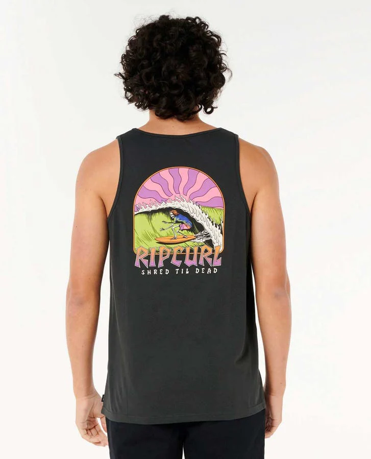 Rip Curl Shred Till Tank - 8264 Washed Black