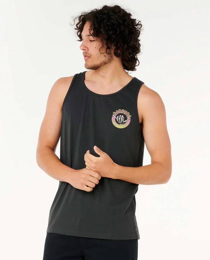 Rip Curl Shred Till Tank - 8264 Washed Black - Image 2