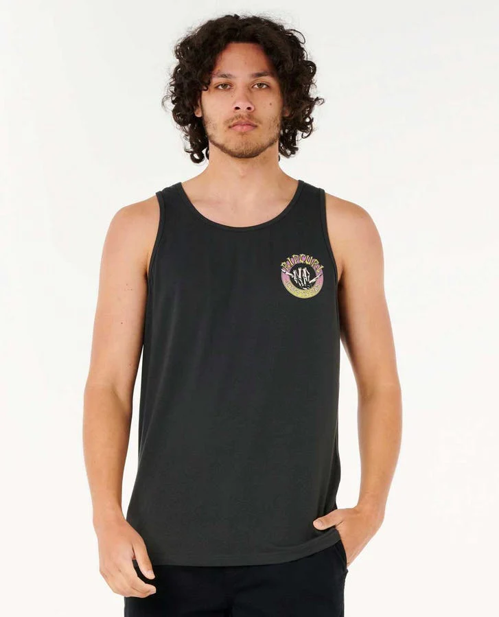 Rip Curl Shred Till Tank - 8264 Washed Black - Image 3