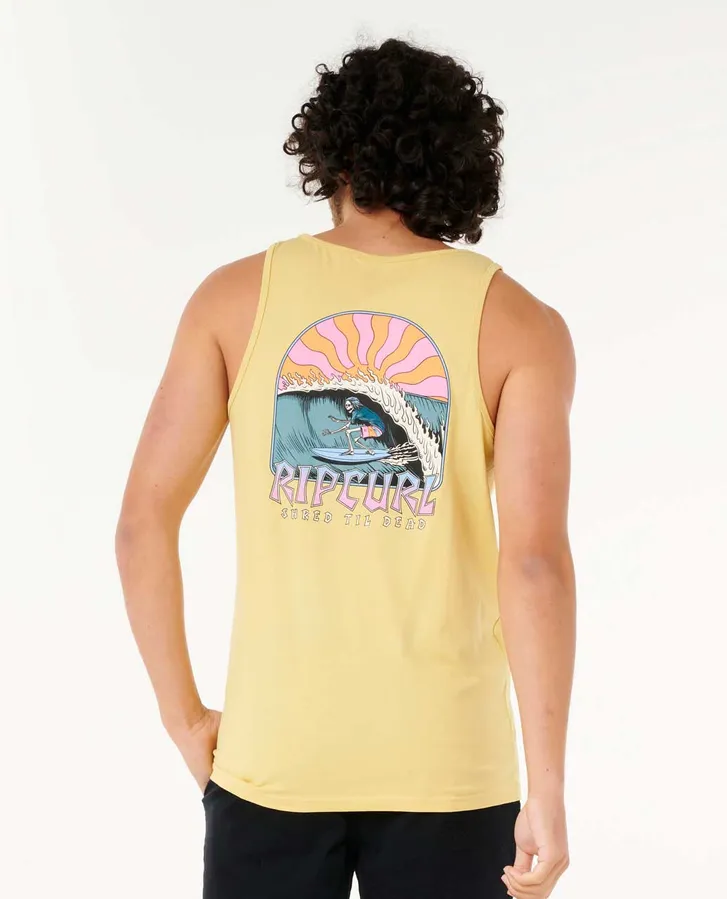 Rip Curl Shred Till Tank - Straw - Image 2