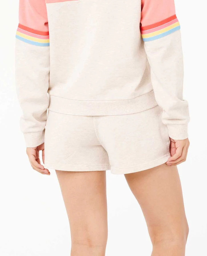 Rip Curl Surf Revival Fleece Short - Oatmeal Marle 8526 - Image 2