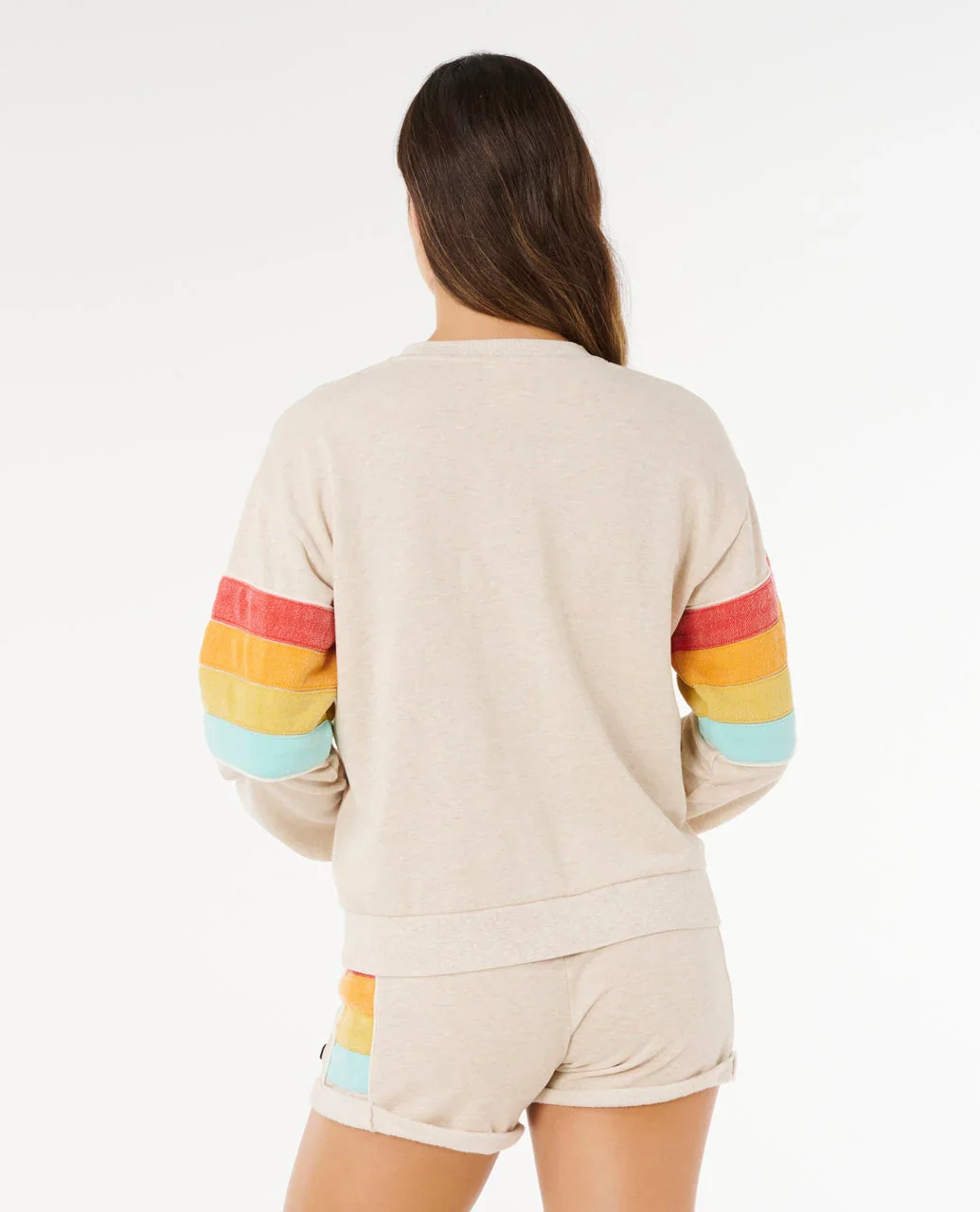 Rip Curl Surf Revival Relaxed Crew - Oatmeal - Image 3
