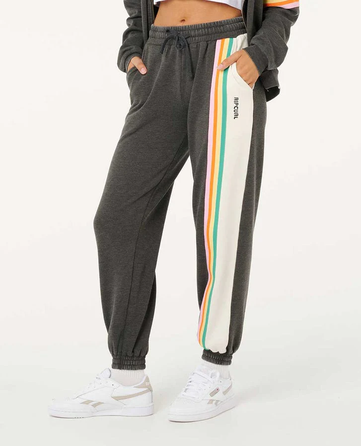 Rip Curl Surf Revival Track Pant - Washed Black 8264 - Image 3