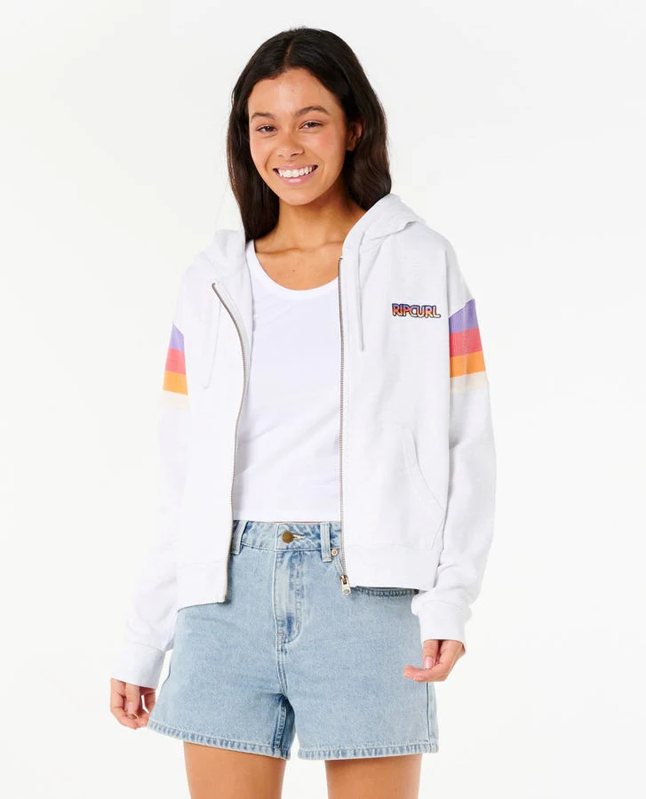 Rip Curl Surf Revival Zip Through - Grey Marle