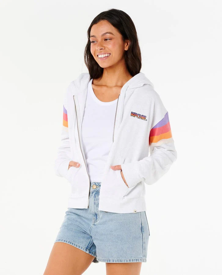 Rip Curl Surf Revival Zip Through - Grey Marle - Image 2