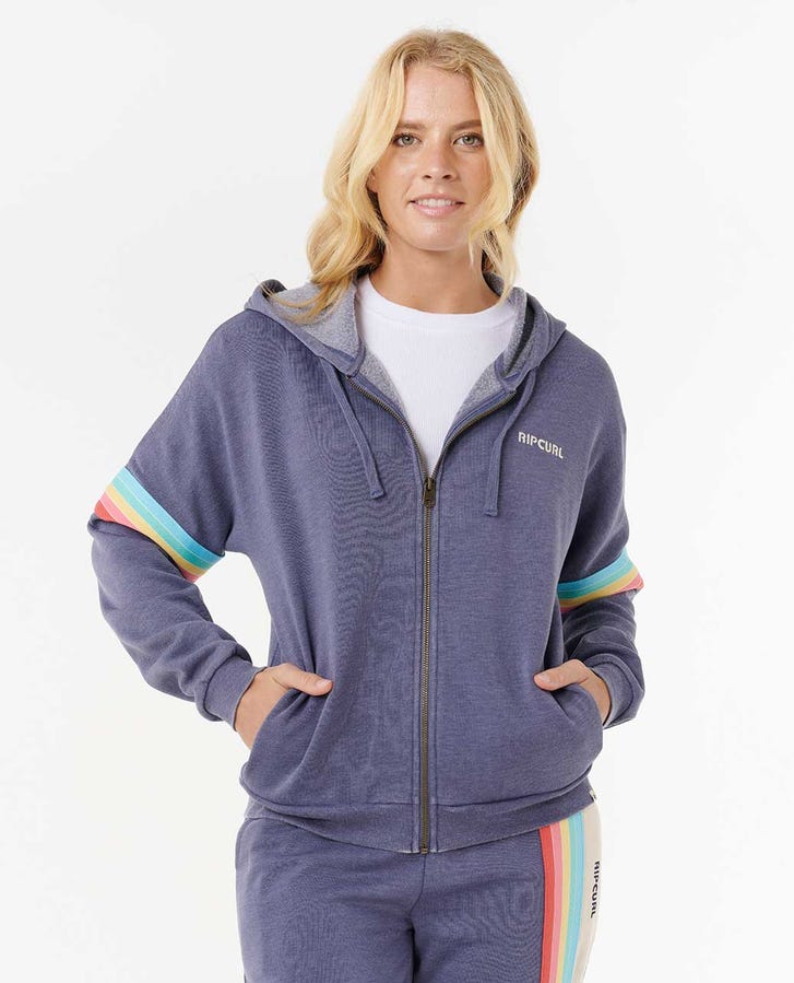 Rip Curl Surf Revival Zip Through Jacket - Blue 0070