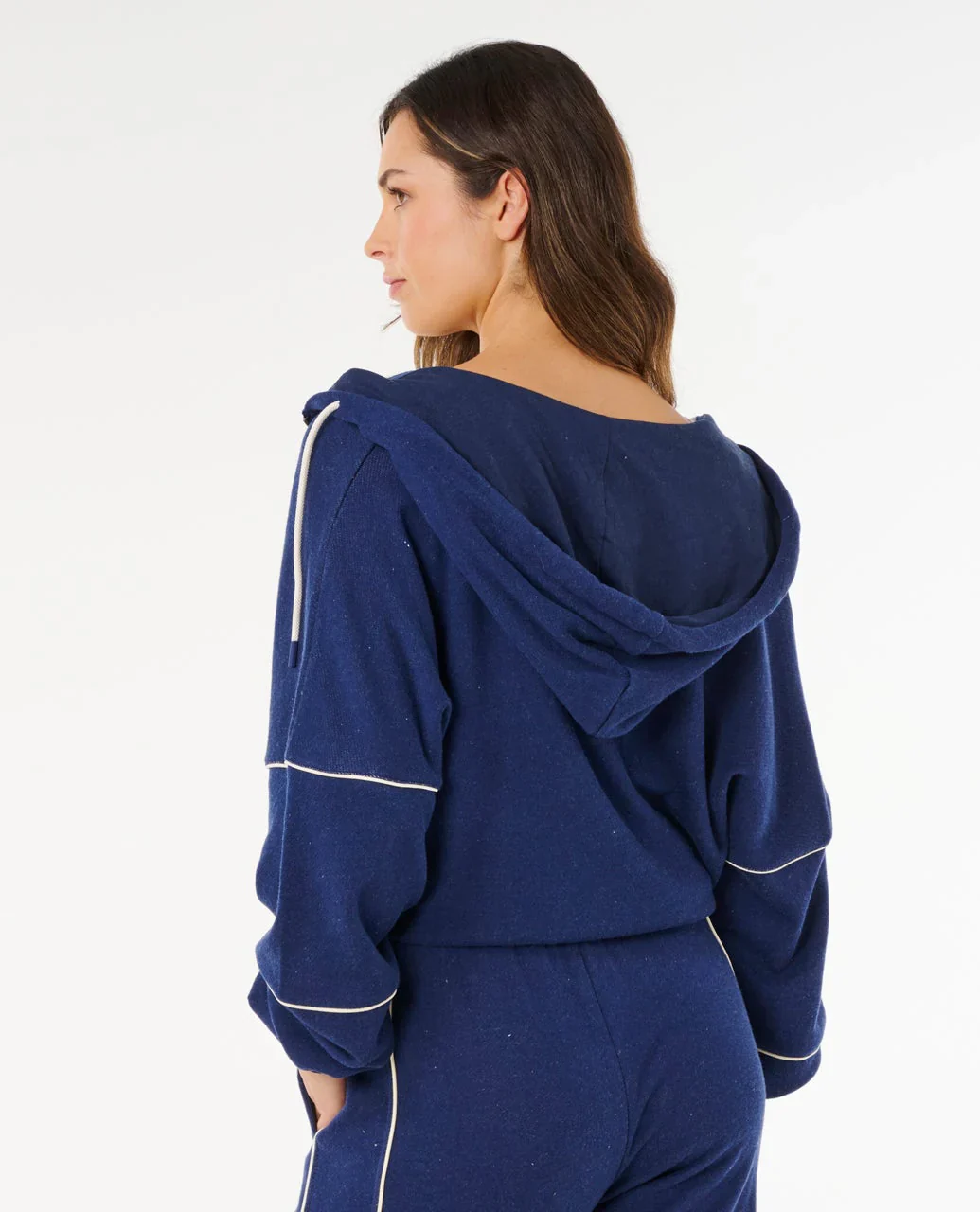 Rip Curl Surf Side Spliced Zip Through - Dark Navy - Image 3