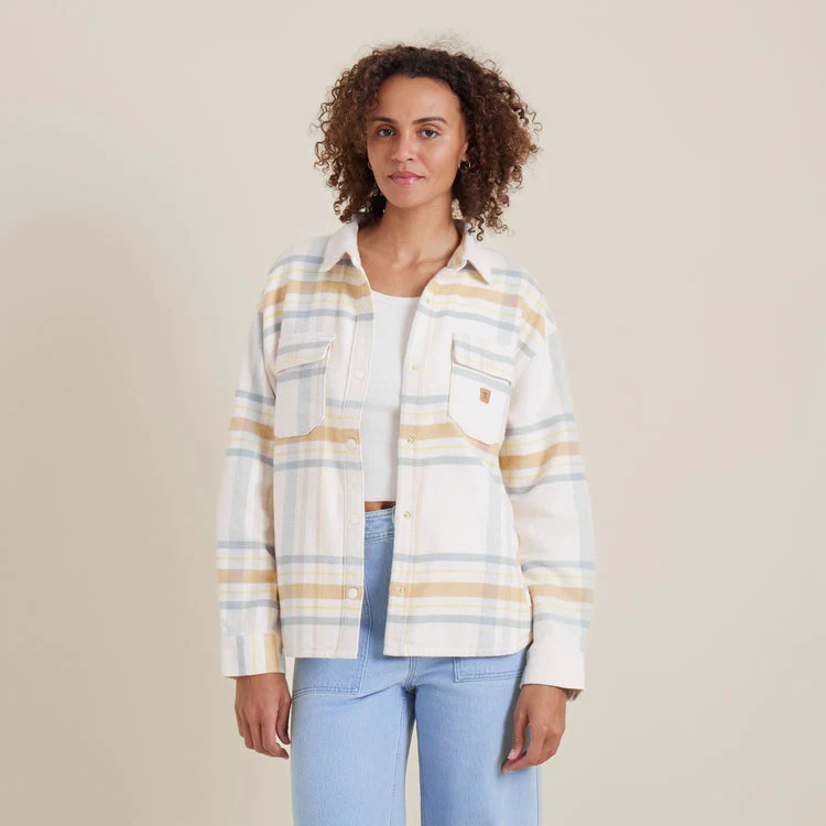 Roark Amberley Flannel - DUSTY SKY