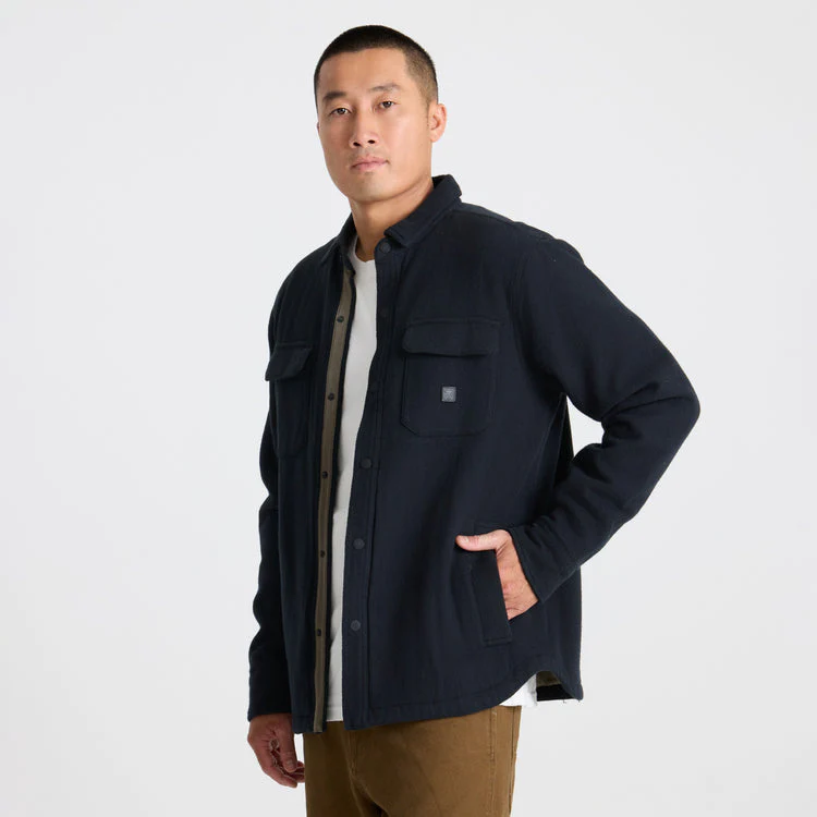 Roark Backwoods Overshirt Jacket - Black 2