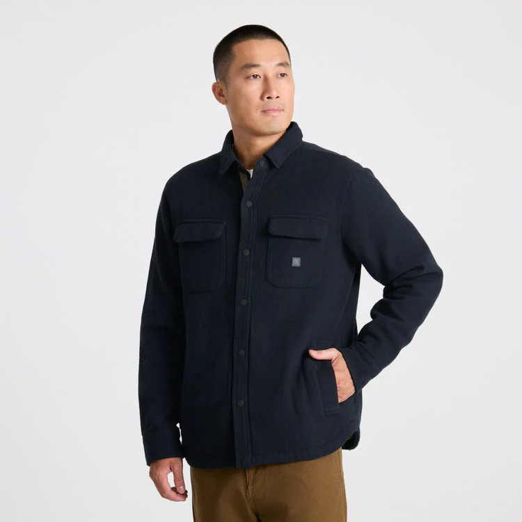 Roark Backwoods Overshirt Jacket - Black 2 - Image 3
