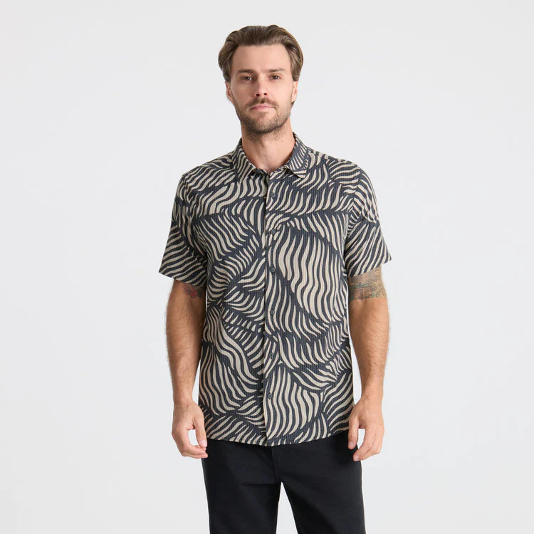 Roark Bless Up Breathable Stretch Shirt - Grey - Image 2