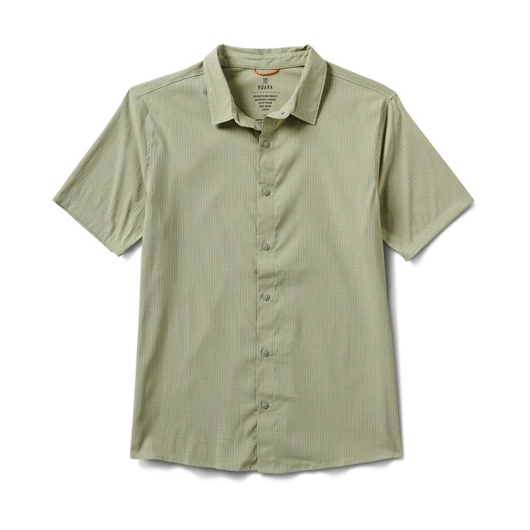 Roark Bless Up Breathable Stretch Shirt - Sage