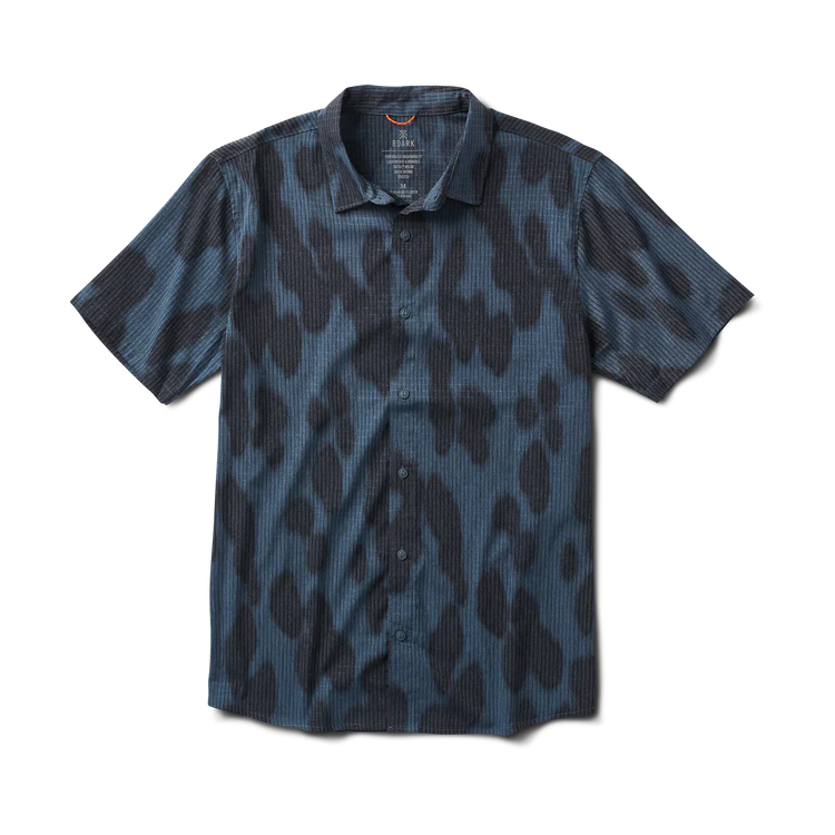 ROARK Bless Up Breathable Stretch Shirt - SEA LEOPARD ORION