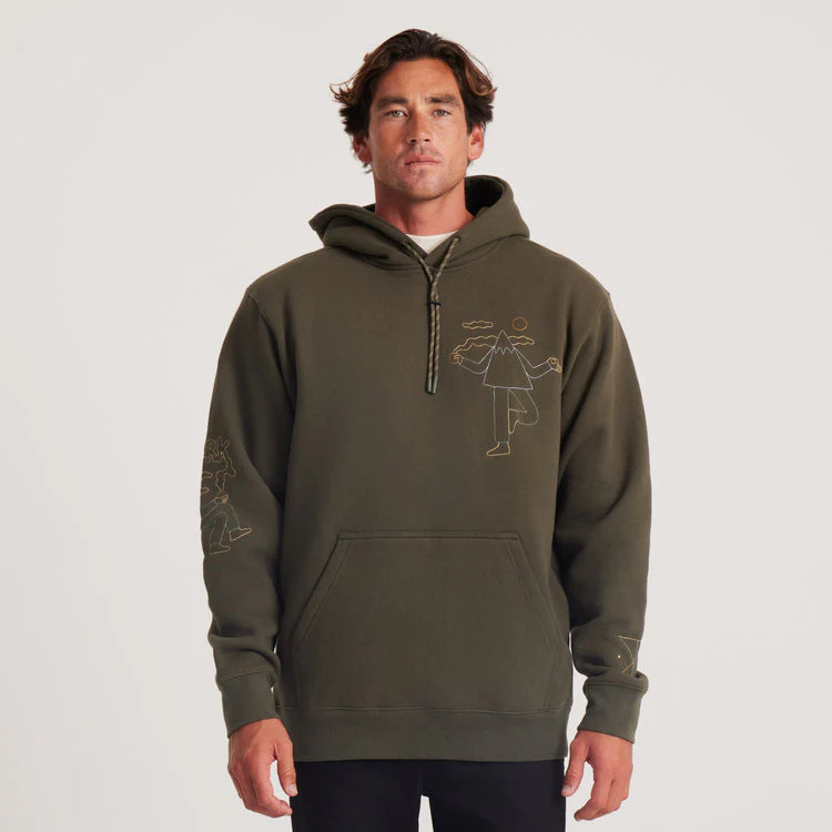ROARK Bolo Namastay Hoodie - MILITARY - Image 3