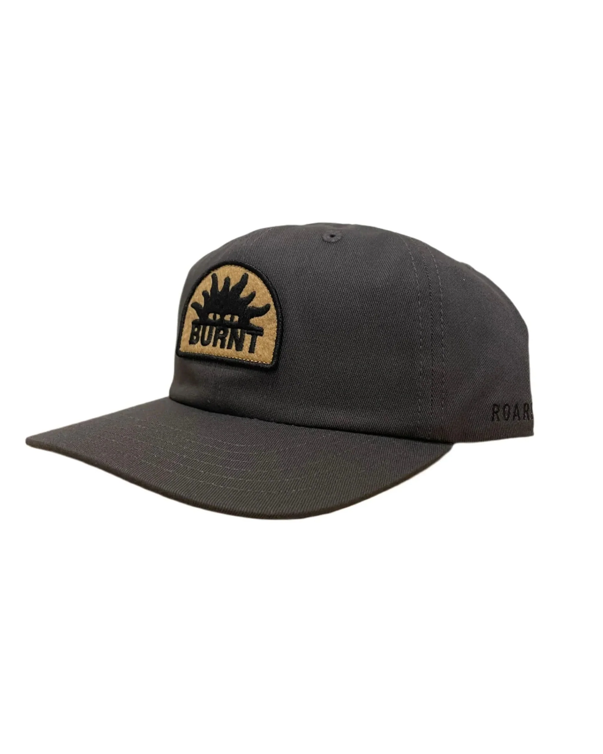 Roark Burnt Nomad Strapback Hat - Charcoal