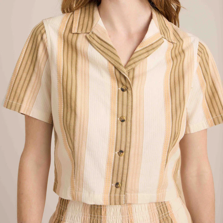Roark Camp Short Sleeve Button Up Shirt - WOODLAND - Image 3