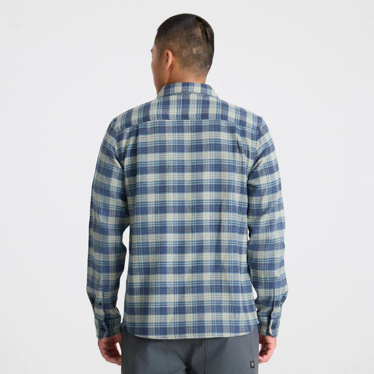 Roark Crossroads Organic Cotton Flannel - Deep Blue - Image 4