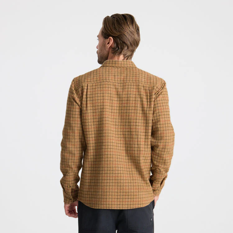 Roark Crossroads Organic Cotton Flannel - Khaki - Image 3