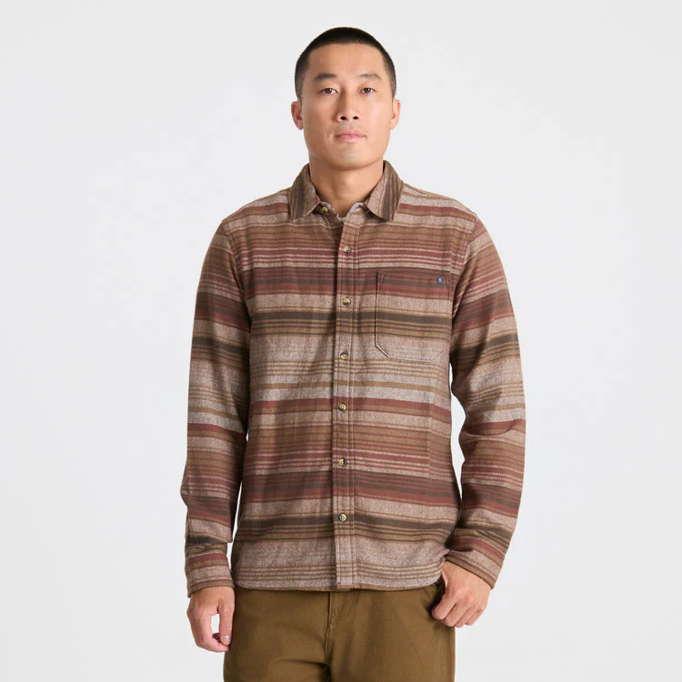 Roark Crossroads Organic Cotton Flannel - Red Clay - Image 2