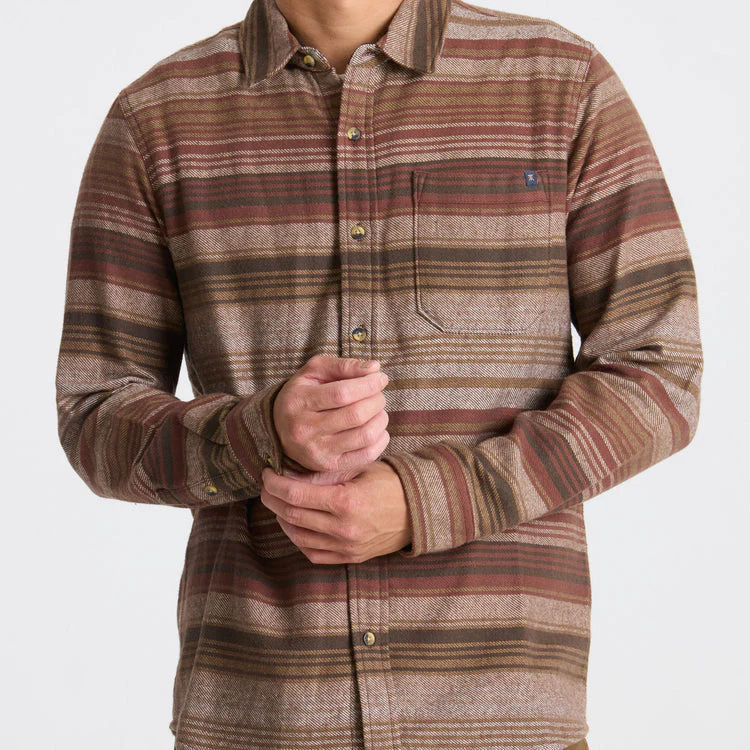 Roark Crossroads Organic Cotton Flannel - Red Clay - Image 4