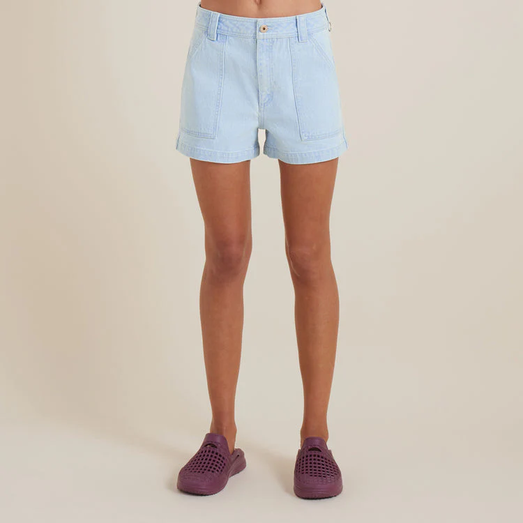 Roark HWY Shorts - LIGHT BLEACHED DENIM