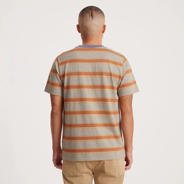 Roark Journey Jacquard Short Sleeve Tee - SAGE - Image 2