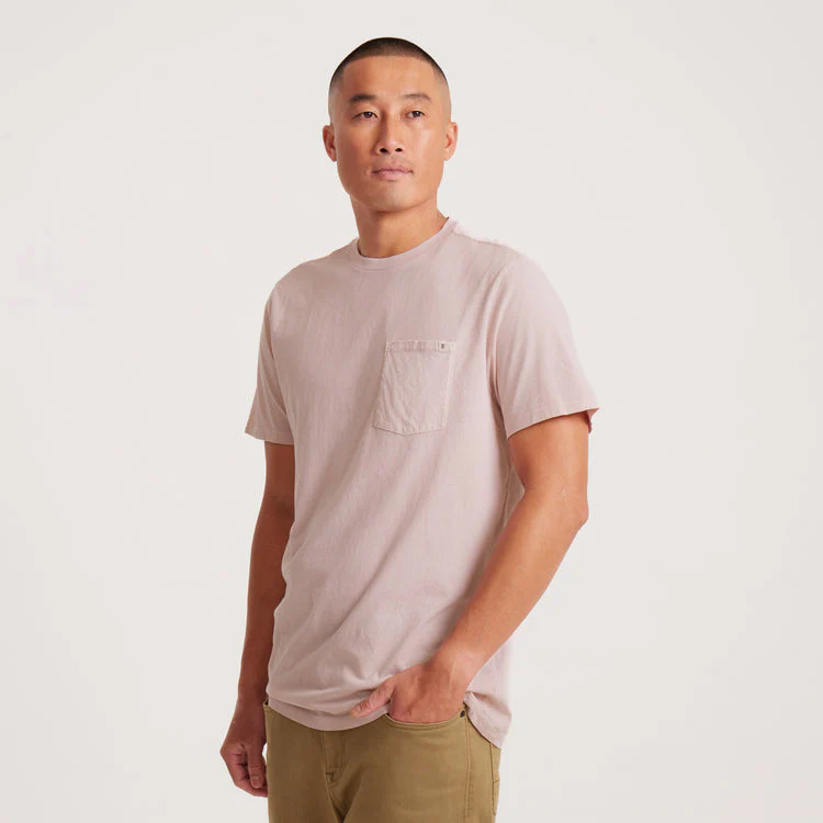 Roark Made To Fade Short Sleeve Tee - Washed Dusty Violet