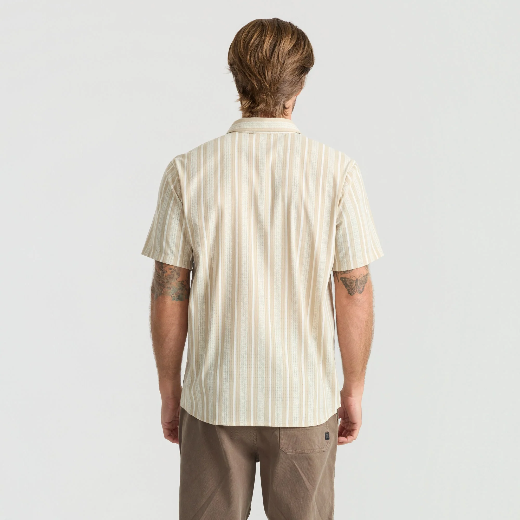 Roark Men's Bless Up Breathable Stretch Shirt - Beige - Image 3